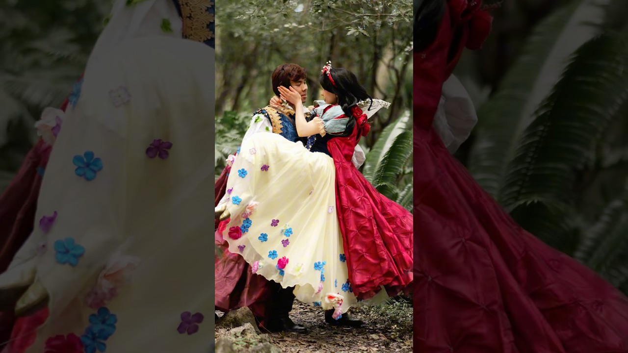 Someday my prince will come 🍎✨ Both costumes were made by 