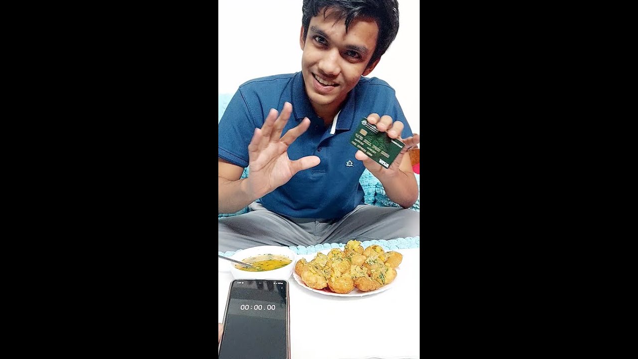 2 মিনিটে ফুচকার প্লেট শেষ করতে পারলে ,,,,আমার কার্ডে যত টাকা আছে সব তোমার