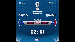 FULLTIME! Prancis vs Maroko di Piala Dunia 2022: Menang 2-0, Les Bleus Melaju Final Tantang Messi Cs