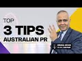 Top 3 tips for australian pr