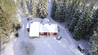 Winter cotages by Xiaomi Mi Drone 1080p