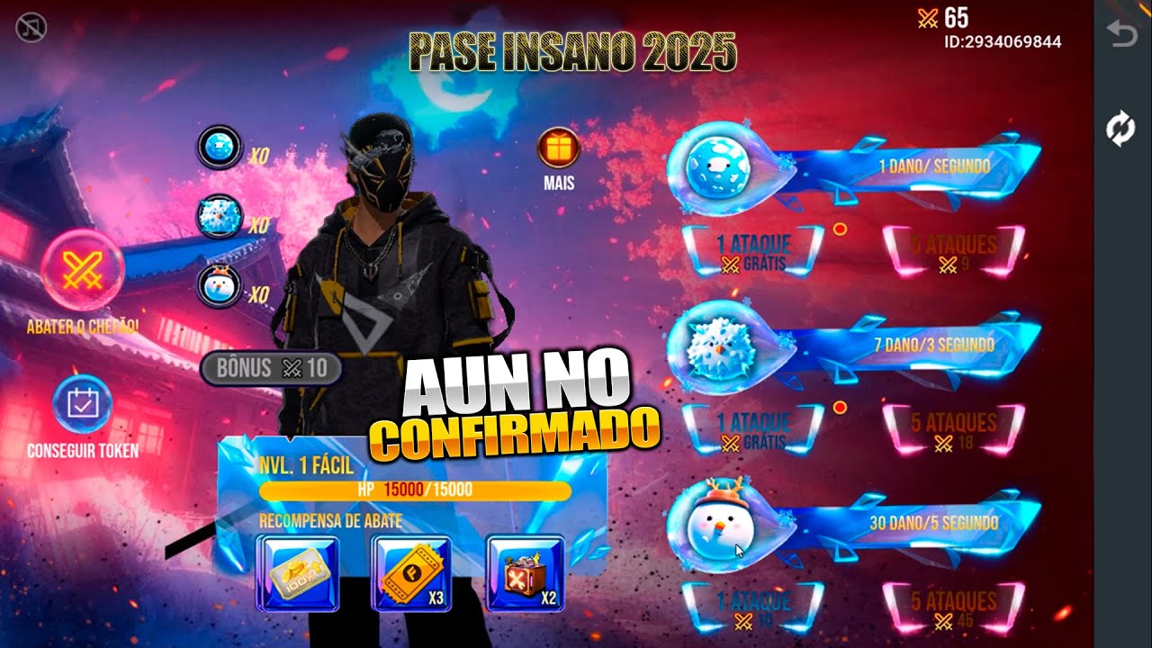 🌟PASE INSANO 2025 COMO FUNCIONA! MASCARA y SUDADERA FFNS3