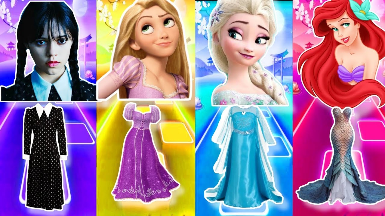 You Won’t Believe Who Looks BEST in These Princess Dresses! | Tiles Hop ...