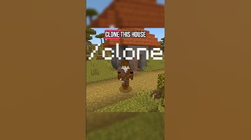 This Command Lets You Copy and Paste in Minecraft! #commands #minecraft  #commandstutorial