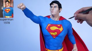 Как сделать скульптуру Супермена из глины