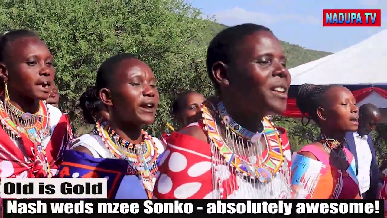 Nash weds Mzee Sonko. MagenZ waonyeshwa kivumbi. Congratulations 🎊 Mr & Mrs Sonko. #NadupaTV