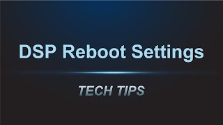 Composer - Power On settings (after a reboot)