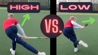 Shooting High vs. Low in Field Hockey