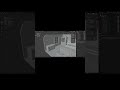 This Modern Interior Took Me Hours to Model #blender3d #shorts #tutorial