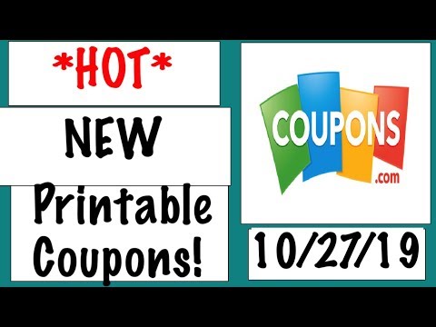 *HOT* New Printable Coupons- 10/27/19