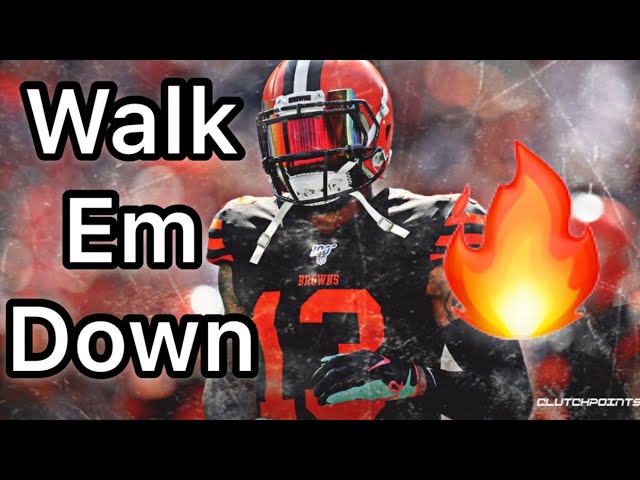 Odell Beckham Jr NFL Mix~Walk Em Down (NLE CHOPPA & Roddy Rich)