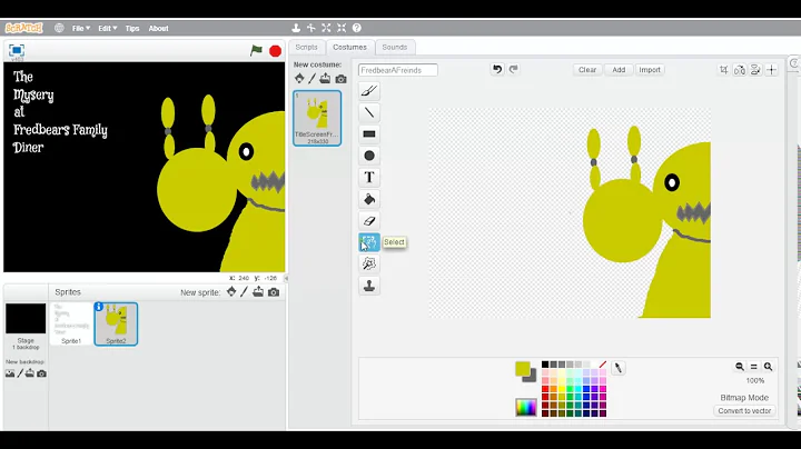 How To Make a FNaF Fan Game #1 Title Screen