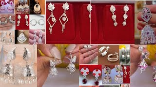 Latest Silver Earring Designs Silver Earrings Design For Girls