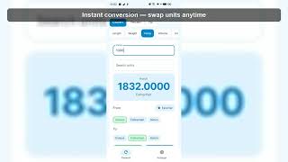 Unit Converter: Tip & Widget — Official Trailer | Google Play screenshot 5