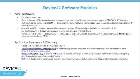 Device42 Software License Review