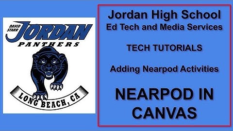 Nearpod Tutorials-LMS Integration with Canvas