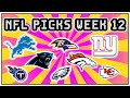 2020 NFL Week 12 Picks - YouTube