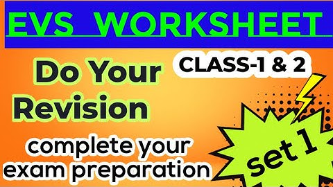 EVS worksheet|| EVs class 1/2 || EVS questions  ||EVS|| @sckidsclasses