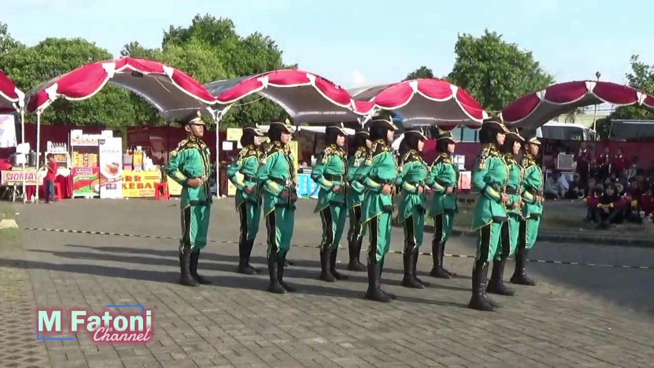 PASKIBRA MAN 1 Brebes   dalam event  LKBB GARUDA JAYA tour Competition Java Series 2022