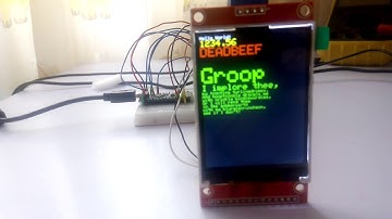 2.4" TFT LCD display ILI9341 testing on Arduino Nano with logic level converter TXS0108E