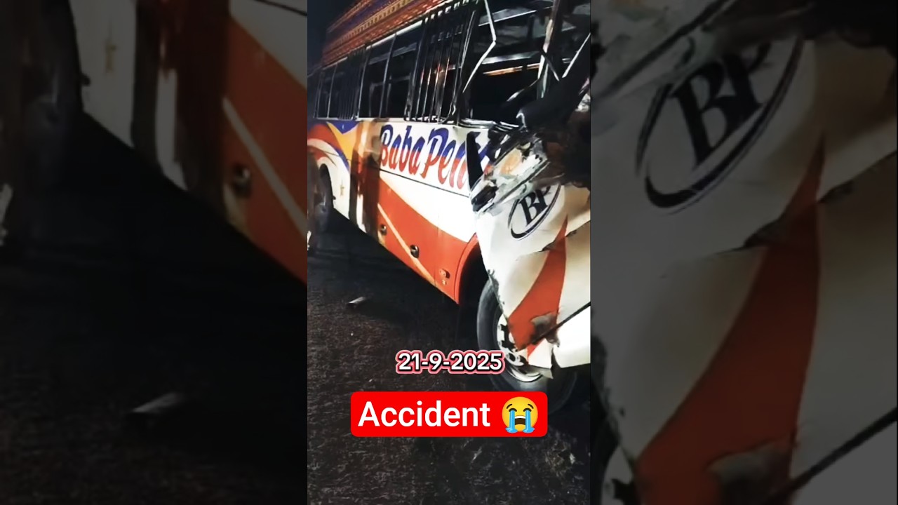 Baba Pelwan Karachi to Vehari Bus accident last night 