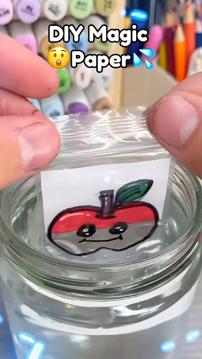 😲Cute Diy Magic Paper💦!? #papercraft #cutecrafts #crafts #craft #cute #diy