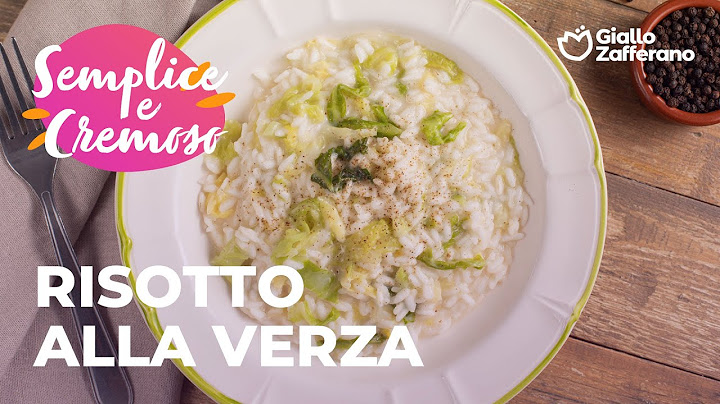 RISOTTO alla VERZA - SEMPLICE e CREMOSO💚😍