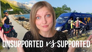 Unsupported vs Supported Bike Touring: Which one to choose?