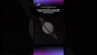 Voyager 2 Flew Incredibly Close To Saturn 😳🪐
