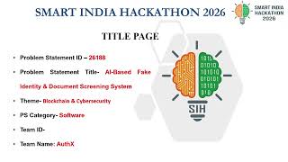 Al-Based Fake Identity & Document Screening System