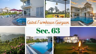 GATED farmhouse community SEC 63 GURGAON #FARMHOUSE #GURGAONFARMHOUSE @propertyclubindia Farmhouse