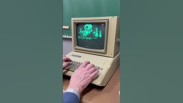 The Oregon Trail for apple II computers #retrocomputing #retrogaming #asmr