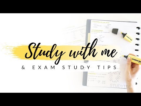 Study with me + my exam study techniques | studytee