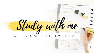 Study with me + my exam study techniques | studytee