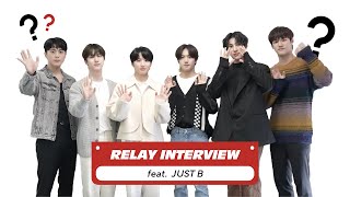 JUST B answers burning questions in relay interview with allkpop!
