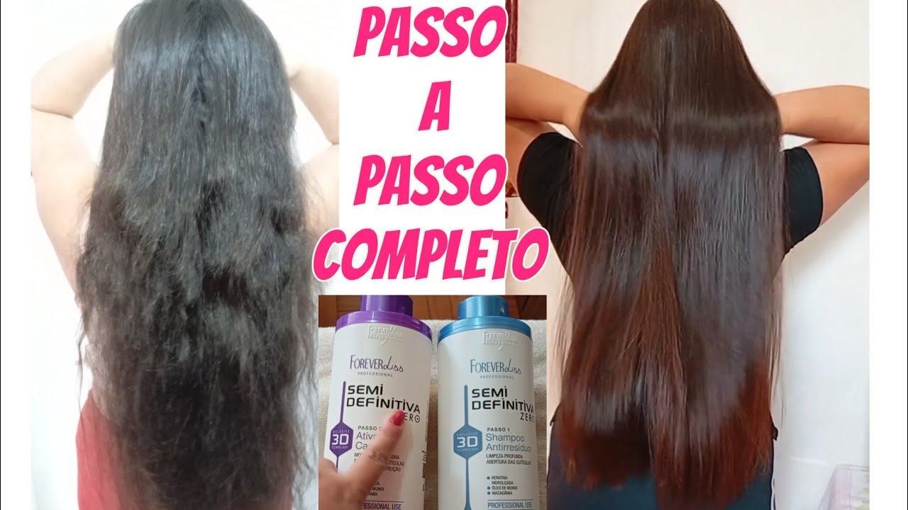 🪩PROGRESSIVA FOREVER LISS / COMO FAZER PROGRESSIVA EM CASA PASSO A PASSO COMPLETO🪩