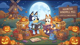 Bluey & Bingo Autumn Windmill Reading 🎃 Halloween Lofi Beats for Study & Work 🌙 Fall Haunted Vibes screenshot 3
