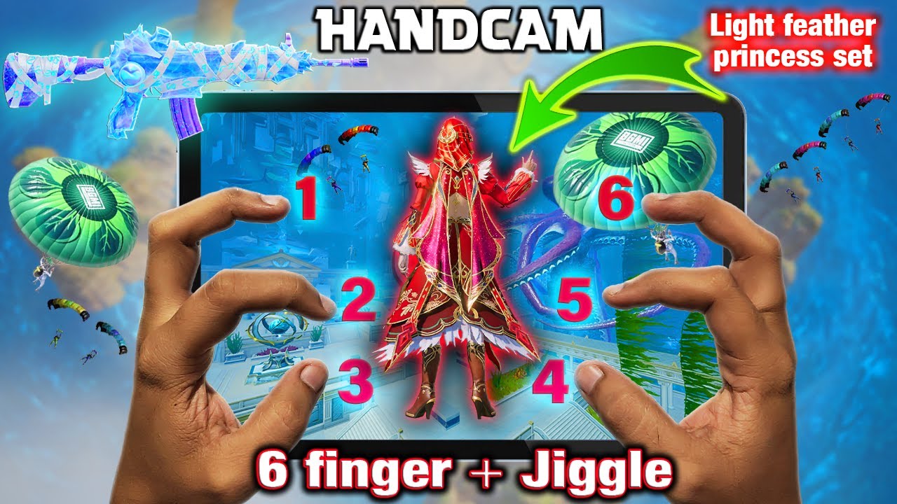 iPAD 6 FINGER full GYRO HANDCAM CLAW!! ipad air 4 bgmi test | #pubg # ...