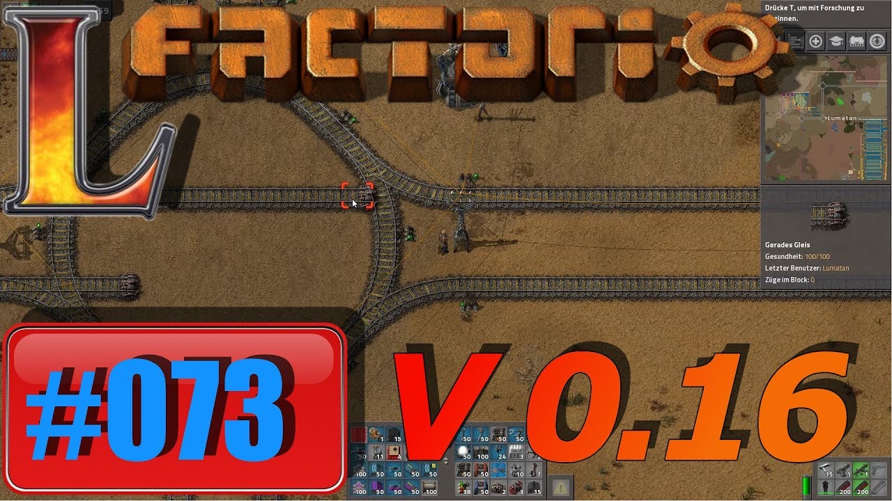 Factorio V 0.16 #073 | Let`s Play Deutsch Modpack | Abriss !! - YouTube