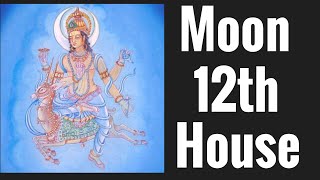 Moon in Twelfth House (Moon 12th House) Vedic Astrology