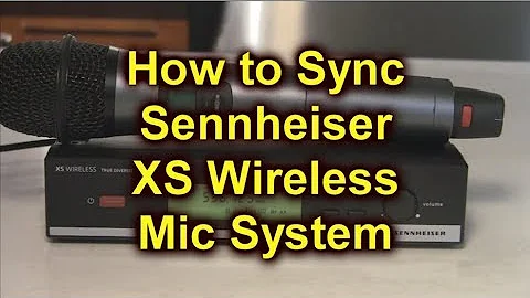 How to Sync the Sennheiser XS Wireless Mic System