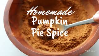 Homemade Pumpkin Pie Spice Recipe Homemade Pumpkin Pie Spice Recipe