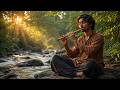 Deep Calm Bamboo Flute Music 🎋 Forest Stream Meditation | Relaxation, Sleep, Inner Peace