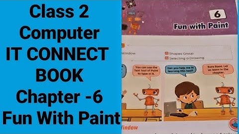 Class 2 |Computer | IT CONNECT BOOK| Chapter - 6 Fun With Paint | Book Exercise |