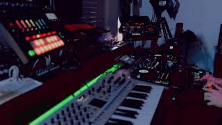 This is a LIVE DAWless jam | Deep Minimal Techno | Roland Gaia2, TR8s, MC707 | Pioneer RMX1000 | 516