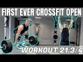 FIRST CROSSFIT OPEN | Workout 21.3 / 21.4 Results &amp; Review