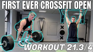 FIRST CROSSFIT OPEN | Workout 21.3 / 21.4 Results &amp; Review