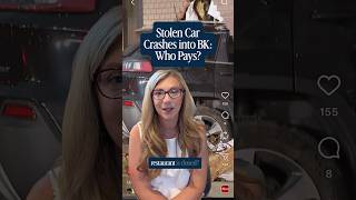 Stolen Car Crashes into BK