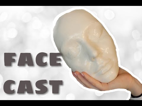 create a face cast II איך להכין יציקת פנים לבד