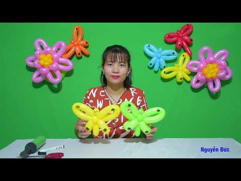 Video Create a simple butterfly shape with balloons - Tạo... - youtube